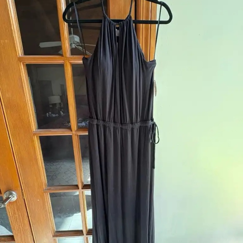 Soma Black Halter Maxi Dress